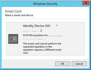 insert smart card error|smart card cannot be used.